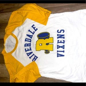 Riverdale Vixens 3/4 sleeve top size XL